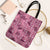 Pink Palaka Hawaii Cowboy Tote Bag Puakenikeni Lei Paniolo Papale Seamless Vibes - Polynesian Pride