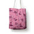 Pink Palaka Hawaii Cowboy Tote Bag Puakenikeni Lei Paniolo Papale Seamless Vibes - Polynesian Pride