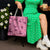 Pink Palaka Hawaii Cowboy Tote Bag Puakenikeni Lei Paniolo Papale Seamless Vibes - Polynesian Pride