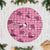 Pink Palaka Hawaii Cowboy Tree Skirt Puakenikeni Lei Paniolo Papale Seamless Vibes - Polynesian Pride