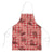 Red Palaka Hawaii Cowboy Apron Puakenikeni Lei Paniolo Papale Seamless Vibes - Polynesian Pride