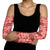 Red Palaka Hawaii Cowboy Arm Sleeves Puakenikeni Lei Paniolo Papale Seamless Vibes - Polynesian Pride