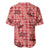 Red Palaka Hawaii Cowboy Baseball Jersey Puakenikeni Lei Paniolo Papale Seamless Vibes - Polynesian Pride