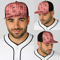 Red Palaka Hawaii Cowboy Baseball Net Cap Puakenikeni Lei Paniolo Papale Seamless Vibes - Polynesian Pride
