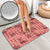 Red Palaka Hawaii Cowboy Bathroom Set Puakenikeni Lei Paniolo Papale Seamless Vibes - Polynesian Pride