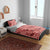 Red Palaka Hawaii Cowboy Bedding Set Puakenikeni Lei Paniolo Papale Seamless Vibes - Polynesian Pride