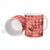 Red Palaka Hawaii Cowboy Ceramic Mug Puakenikeni Lei Paniolo Papale Seamless Vibes - Polynesian Pride