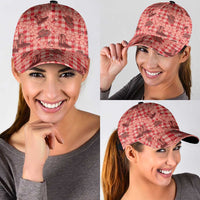 Red Palaka Hawaii Cowboy Classic Cap Puakenikeni Lei Paniolo Papale Seamless Vibes - Polynesian Pride
