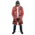 Red Palaka Hawaii Cowboy Cloak Puakenikeni Lei Paniolo Papale Seamless Vibes - Polynesian Pride