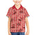 Red Palaka Hawaii Cowboy Family Matching Mermaid Dress and Hawaiian Shirt Puakenikeni Lei Paniolo Papale Seamless Vibes - Polynesian Pride