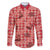Red Palaka Hawaii Cowboy Family Matching Off The Shoulder Long Sleeve Dress and Hawaiian Shirt Puakenikeni Lei Paniolo Papale Seamless Vibes - Polynesian Pride