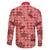 Red Palaka Hawaii Cowboy Family Matching Off The Shoulder Long Sleeve Dress and Hawaiian Shirt Puakenikeni Lei Paniolo Papale Seamless Vibes - Polynesian Pride