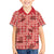 Red Palaka Hawaii Cowboy Kid Hawaiian Shirt Puakenikeni Lei Paniolo Papale Seamless Vibes - Polynesian Pride
