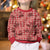 Red Palaka Hawaii Cowboy Kid Ugly Christmas Sweater Puakenikeni Lei Paniolo Papale Seamless Vibes - Polynesian Pride