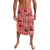 Red Palaka Hawaii Cowboy Lavalava Puakenikeni Lei Paniolo Papale Seamless Vibes - Polynesian Pride