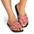 Red Palaka Hawaii Cowboy Slide Sandals Puakenikeni Lei Paniolo Papale Seamless Vibes - Polynesian Pride