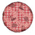 Red Palaka Hawaii Cowboy Spare Tire Cover Puakenikeni Lei Paniolo Papale Seamless Vibes - Polynesian Pride