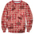 Red Palaka Hawaii Cowboy Sweatshirt Puakenikeni Lei Paniolo Papale Seamless Vibes - Polynesian Pride