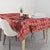Red Palaka Hawaii Cowboy Tablecloth Puakenikeni Lei Paniolo Papale Seamless Vibes - Polynesian Pride