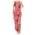 Red Palaka Hawaii Cowboy Tank Maxi Dress Puakenikeni Lei Paniolo Papale Seamless Vibes - Polynesian Pride