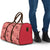 Red Palaka Hawaii Cowboy Travel Bag Puakenikeni Lei Paniolo Papale Seamless Vibes - Polynesian Pride