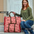 Red Palaka Hawaii Cowboy Travel Bag Puakenikeni Lei Paniolo Papale Seamless Vibes - Polynesian Pride