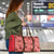 Red Palaka Hawaii Cowboy Travel Bag Puakenikeni Lei Paniolo Papale Seamless Vibes - Polynesian Pride