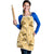 Yellow Palaka Hawaii Cowboy Apron Puakenikeni Lei Paniolo Papale Seamless Vibes - Polynesian Pride