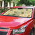 Yellow Palaka Hawaii Cowboy Auto Sun Shade Puakenikeni Lei Paniolo Papale Seamless Vibes - Polynesian Pride