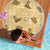 Yellow Palaka Hawaii Cowboy Beach Blanket Puakenikeni Lei Paniolo Papale Seamless Vibes - Polynesian Pride