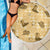 Yellow Palaka Hawaii Cowboy Beach Blanket Puakenikeni Lei Paniolo Papale Seamless Vibes - Polynesian Pride