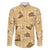 Yellow Palaka Hawaii Cowboy Family Matching Off The Shoulder Long Sleeve Dress and Hawaiian Shirt Puakenikeni Lei Paniolo Papale Seamless Vibes - Polynesian Pride