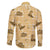 Yellow Palaka Hawaii Cowboy Family Matching Off The Shoulder Long Sleeve Dress and Hawaiian Shirt Puakenikeni Lei Paniolo Papale Seamless Vibes - Polynesian Pride