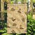 Yellow Palaka Hawaii Cowboy Garden Flag Puakenikeni Lei Paniolo Papale Seamless Vibes - Polynesian Pride