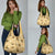 Yellow Palaka Hawaii Cowboy Grocery Bag Puakenikeni Lei Paniolo Papale Seamless Vibes - Polynesian Pride