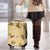 Yellow Palaka Hawaii Cowboy Luggage Cover Puakenikeni Lei Paniolo Papale Seamless Vibes - Polynesian Pride