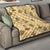 Yellow Palaka Hawaii Cowboy Quilt Puakenikeni Lei Paniolo Papale Seamless Vibes - Polynesian Pride