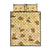 Yellow Palaka Hawaii Cowboy Quilt Bed Set Puakenikeni Lei Paniolo Papale Seamless Vibes - Polynesian Pride
