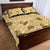 Yellow Palaka Hawaii Cowboy Quilt Bed Set Puakenikeni Lei Paniolo Papale Seamless Vibes - Polynesian Pride