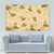Yellow Palaka Hawaii Cowboy Tapestry Puakenikeni Lei Paniolo Papale Seamless Vibes - Polynesian Pride