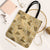 Yellow Palaka Hawaii Cowboy Tote Bag Puakenikeni Lei Paniolo Papale Seamless Vibes - Polynesian Pride