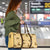 Yellow Palaka Hawaii Cowboy Travel Bag Puakenikeni Lei Paniolo Papale Seamless Vibes - Polynesian Pride