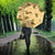 Yellow Palaka Hawaii Cowboy Umbrella Puakenikeni Lei Paniolo Papale Seamless Vibes - Polynesian Pride