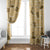 Yellow Palaka Hawaii Cowboy Window Curtain Puakenikeni Lei Paniolo Papale Seamless Vibes - Polynesian Pride