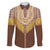 Aloha Hawaii Cowboy Custome Family Matching Long Sleeve Bodycon Dress and Hawaiian Shirt Puakenikeni Lei Palaka Tassel Style - Polynesian Pride