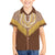 Aloha Hawaii Cowboy Custome Family Matching Off The Shoulder Long Sleeve Dress and Hawaiian Shirt Puakenikeni Lei Palaka Tassel Style - Polynesian Pride