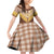 Aloha Hawaii Cowboy Custome Family Matching Off Shoulder Short Dress and Hawaiian Shirt Puakenikeni Lei Palaka Tassel Style - Polynesian Pride