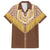 Aloha Hawaii Cowboy Custome Family Matching Short Sleeve Bodycon Dress and Hawaiian Shirt Puakenikeni Lei Palaka Tassel Style - Polynesian Pride