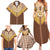 Aloha Hawaii Cowboy Custome Family Matching Summer Maxi Dress and Hawaiian Shirt Puakenikeni Lei Palaka Tassel Style - Polynesian Pride