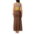 Aloha Hawaii Cowboy Custome Family Matching Tank Maxi Dress and Hawaiian Shirt Puakenikeni Lei Palaka Tassel Style - Polynesian Pride